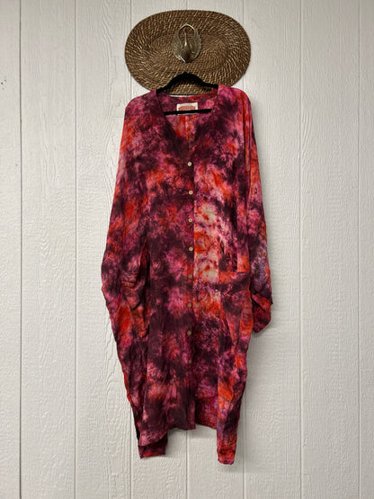Crepe Sari Gaia Duster Dress 0826 092