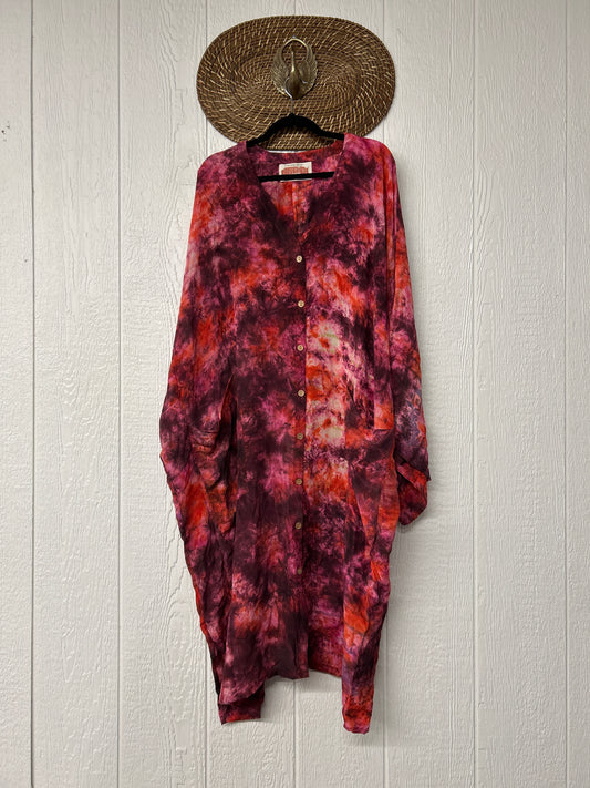 Crepe Sari Gaia Duster Dress 0826 092