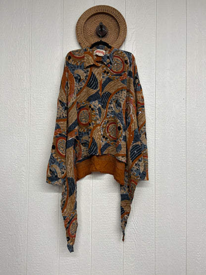 Crepe Sari Nirvana Button Down 1125 192