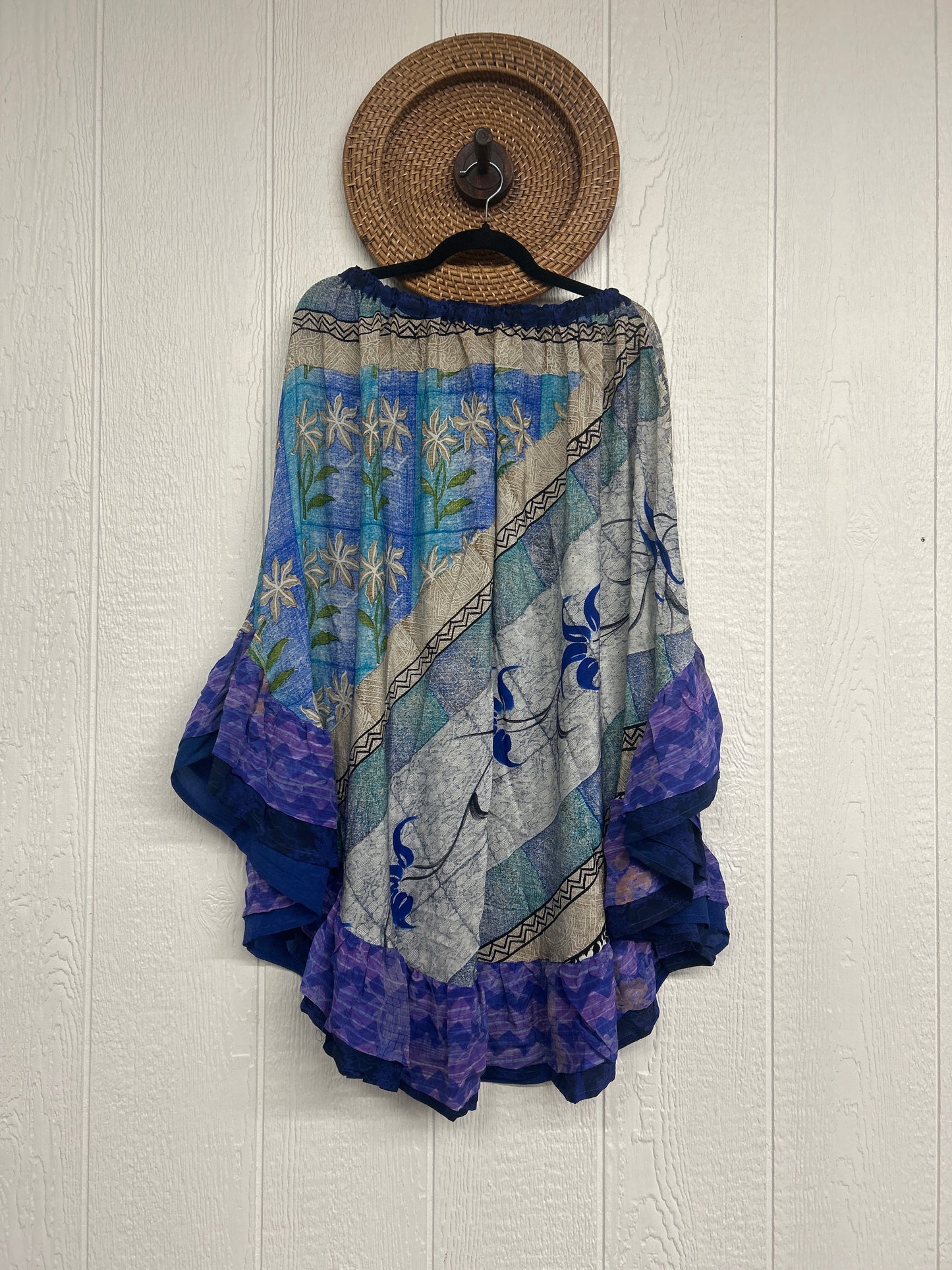 Crepe Wild Rose Skirt 1025 247