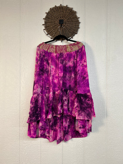 Crepe Sari Dahlia Skirt 1026 204