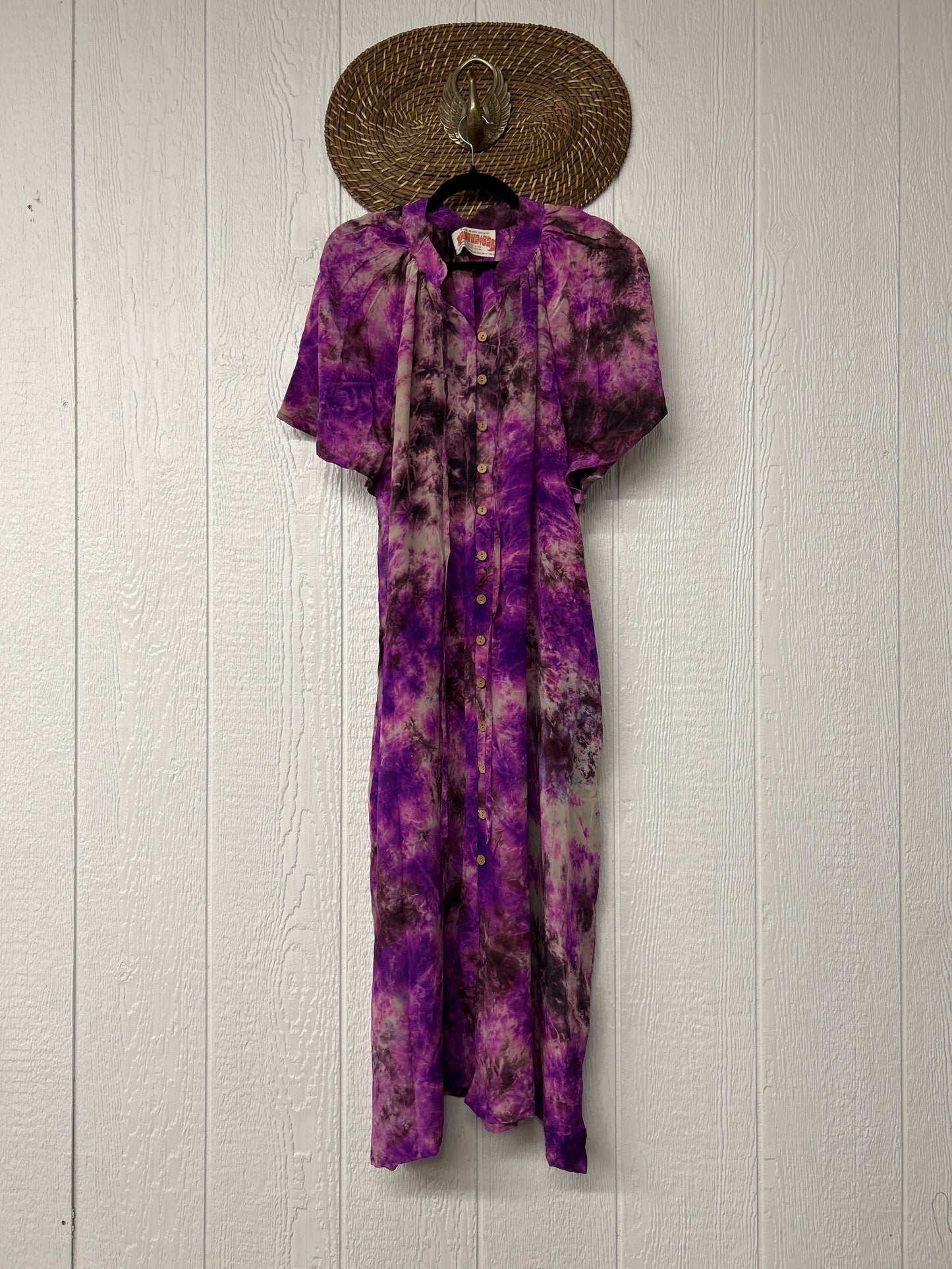 Crepe Sari Summer Woodstock Duster 0626 244
