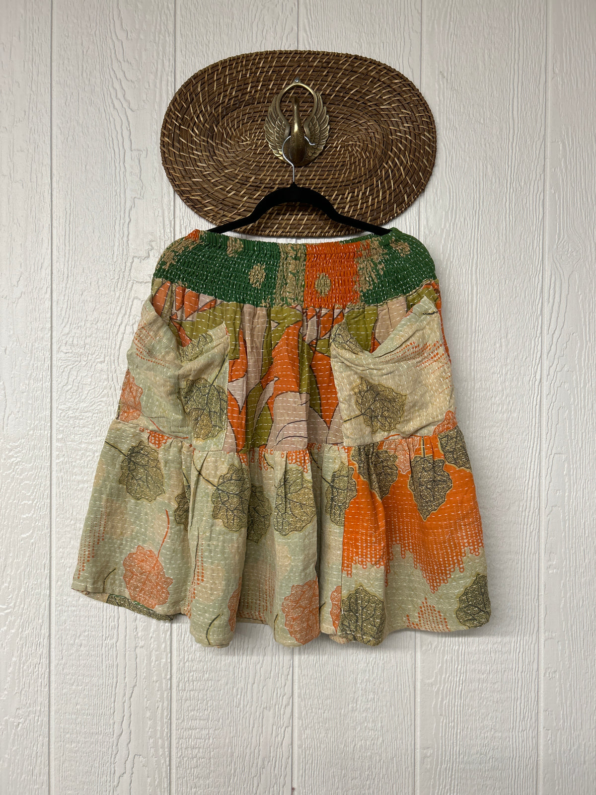 Pareo Kantha Meadow Skirt 0826 004