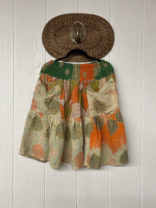 Pareo Kantha Meadow Skirt 0826 004