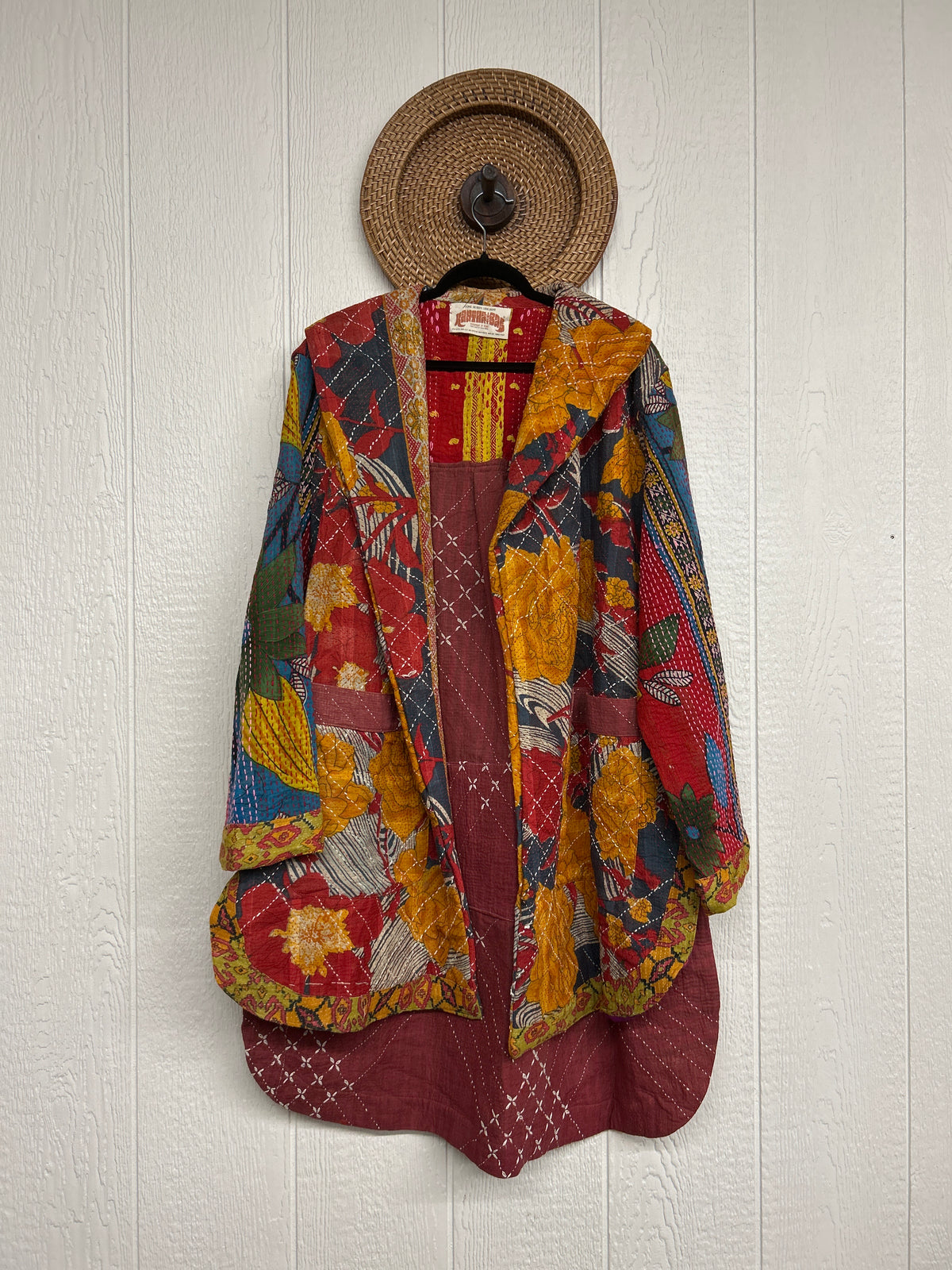 Fine Kantha Drifter Coat 1026 060
