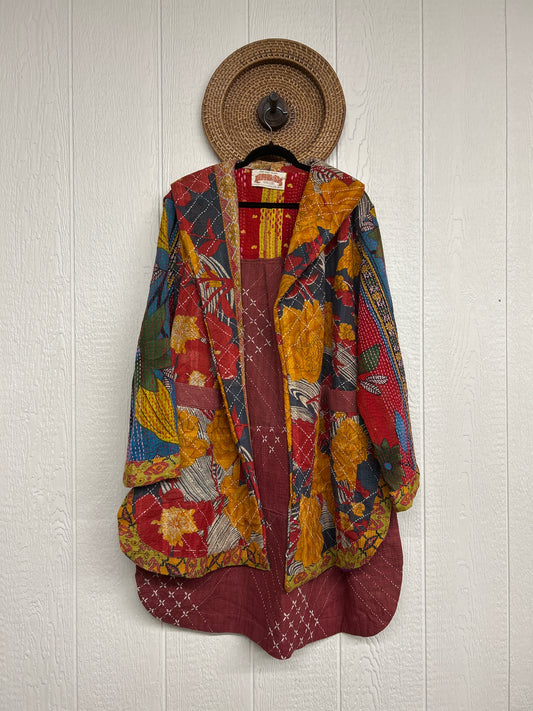 Fine Kantha Drifter Coat 1026 060