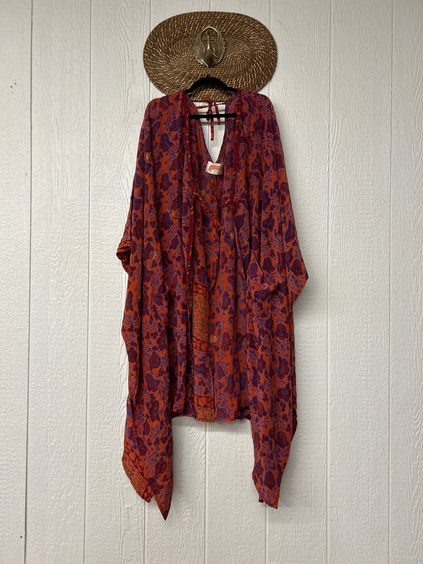 Crepe Sari Orchid Kimono 0626 120