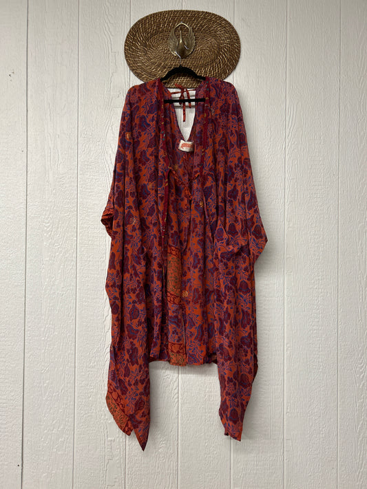 Crepe Sari Orchid Kimono 0626 120