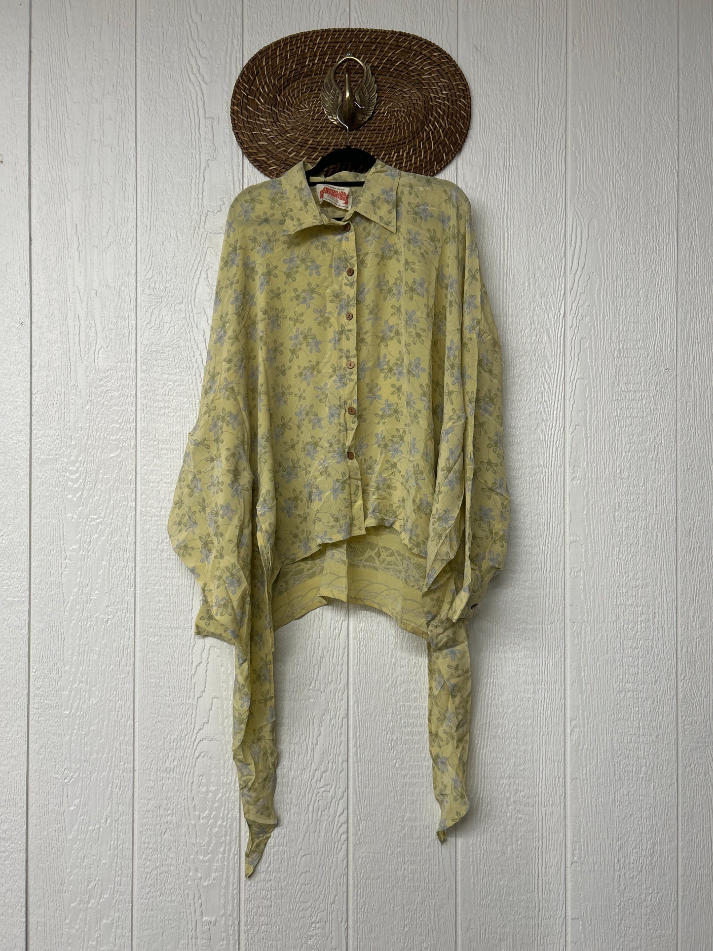 Crepe Sari Nirvana Button Down 1125 113