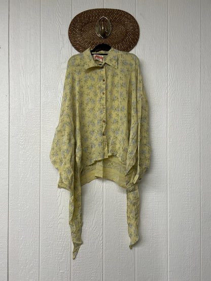 Crepe Sari Nirvana Button Down 1125 113