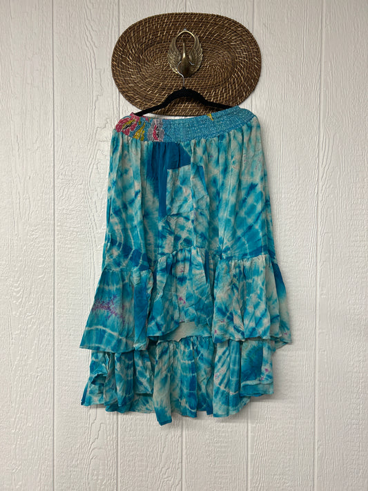 Crepe Sari Dahlia Skirt 1026 094