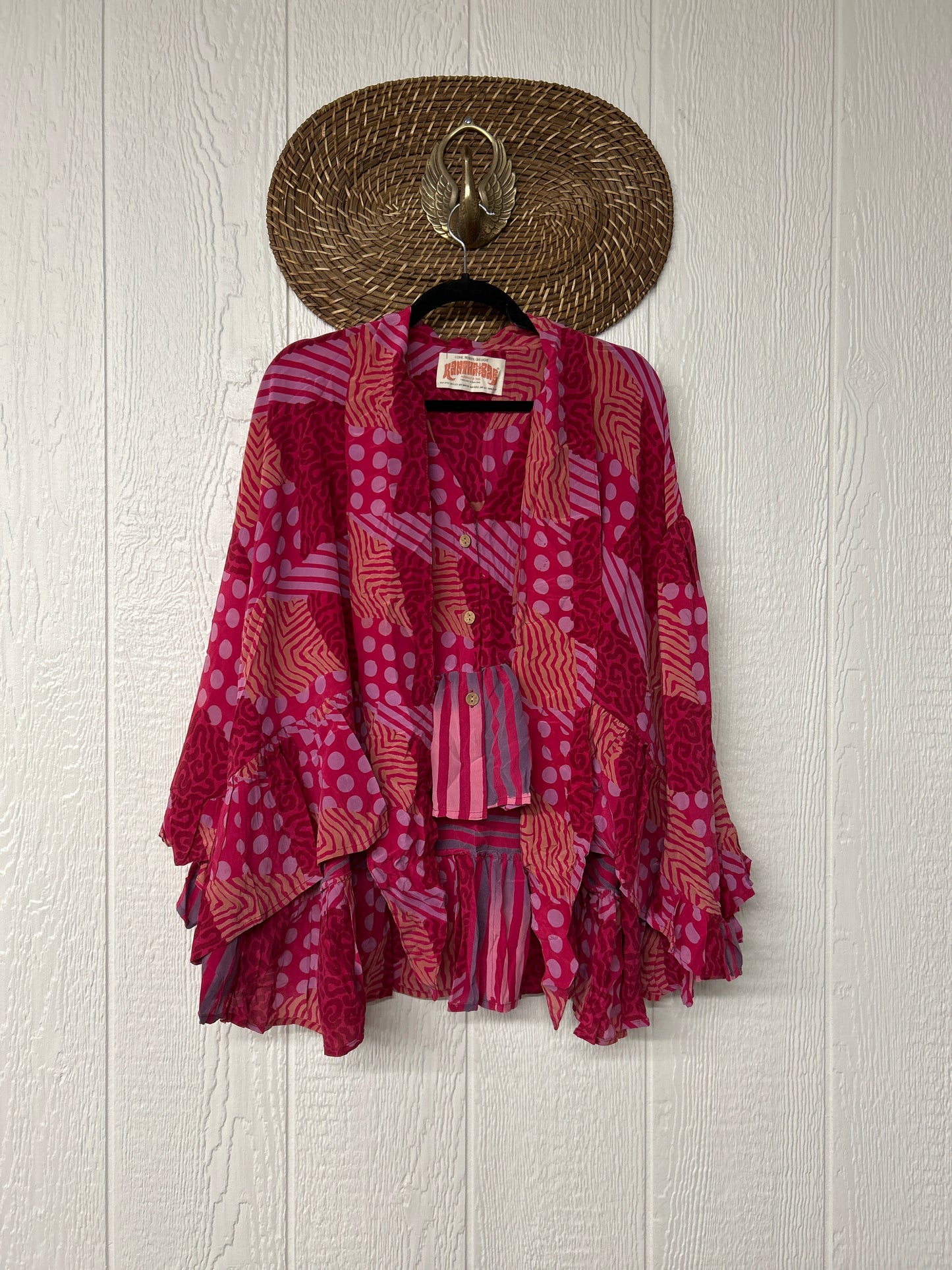 Crepe Sari Wild Rose Top 0526 025