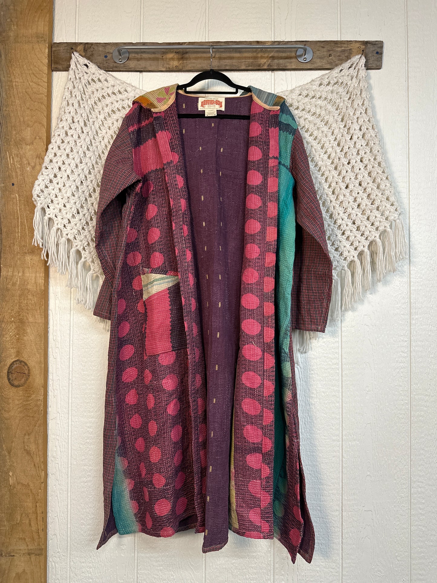 Fine Kantha Rising Sun Coat 1125 237