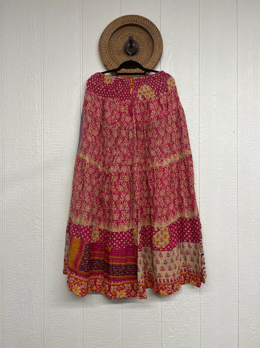 Pareo Kantha Lotus Maxi Skirt 0826 018