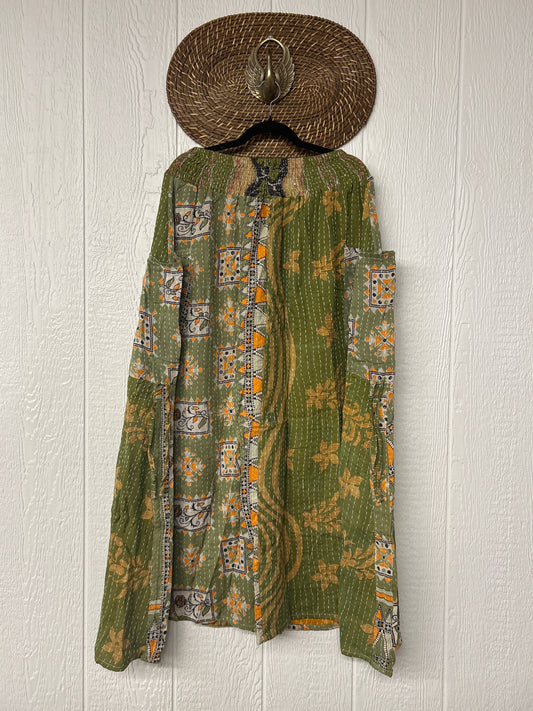 Pareo Kantha Butterfly Cargo Skirt 0426 069