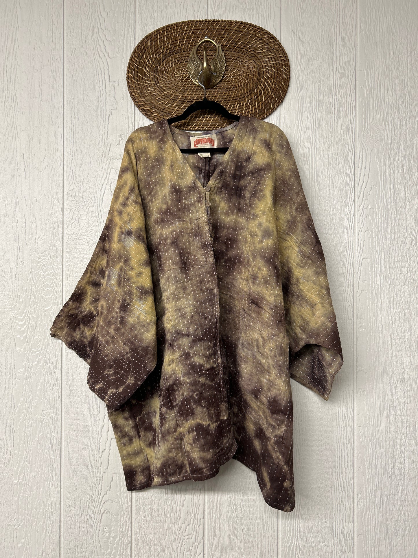Pareo Kantha Gaia Split Tunic 0526 008