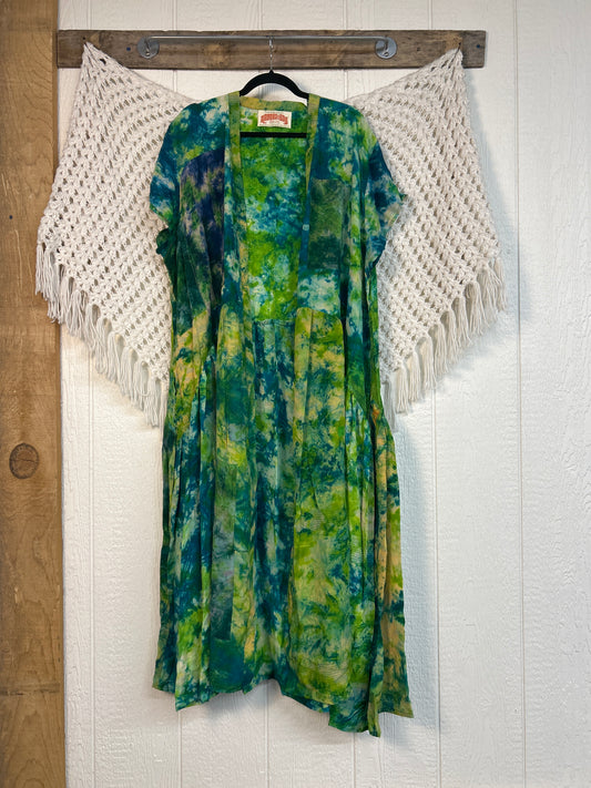 Crepe Sari Summer Evermore Kimono 0726 279