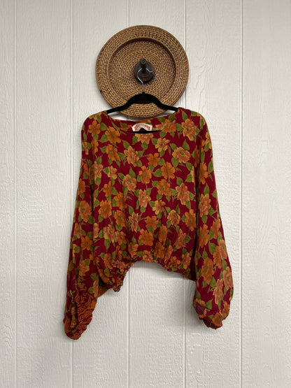 Crepe Sari Luna Crop Top 0126 103