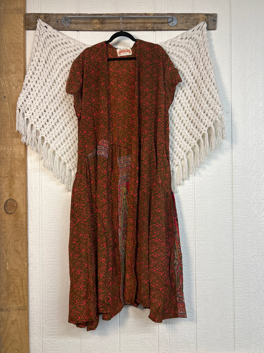 Crepe Sari Summer Evermore Kimono 0726 266