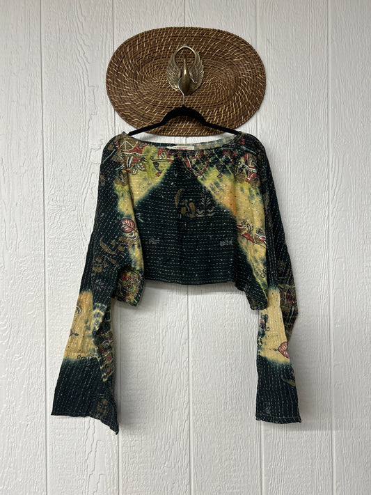 Pareo Kantha Abundance Crop Top 1225 039