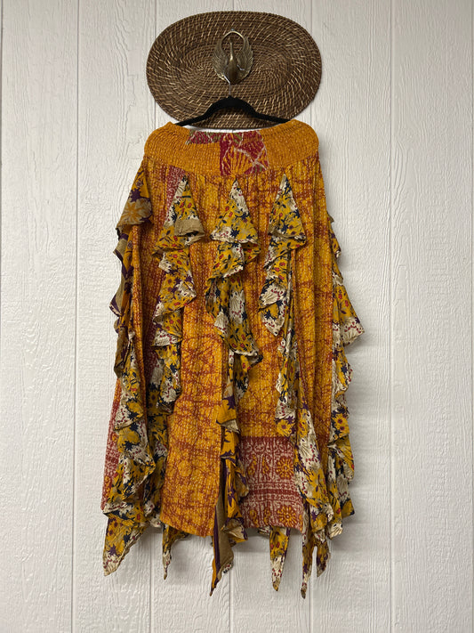 Pareo Kantha Willow Maxi Skirt 0826 179