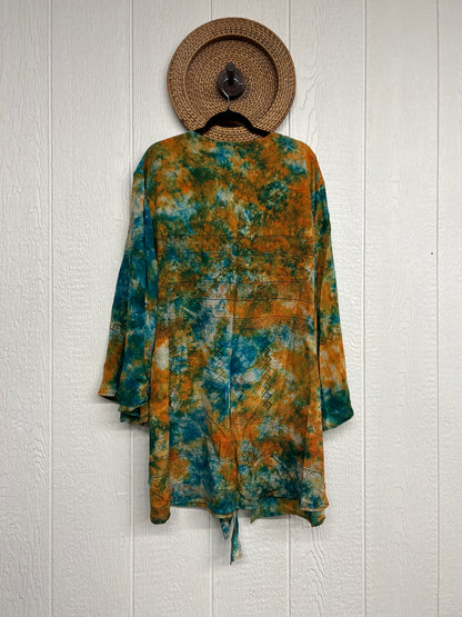 Crepe Sari Shortie Spellbound Kimono 0426 165