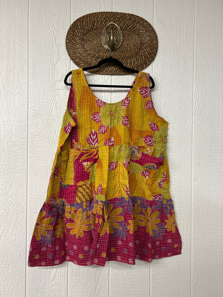 Kantha Meadow Mini Dress 0625 213