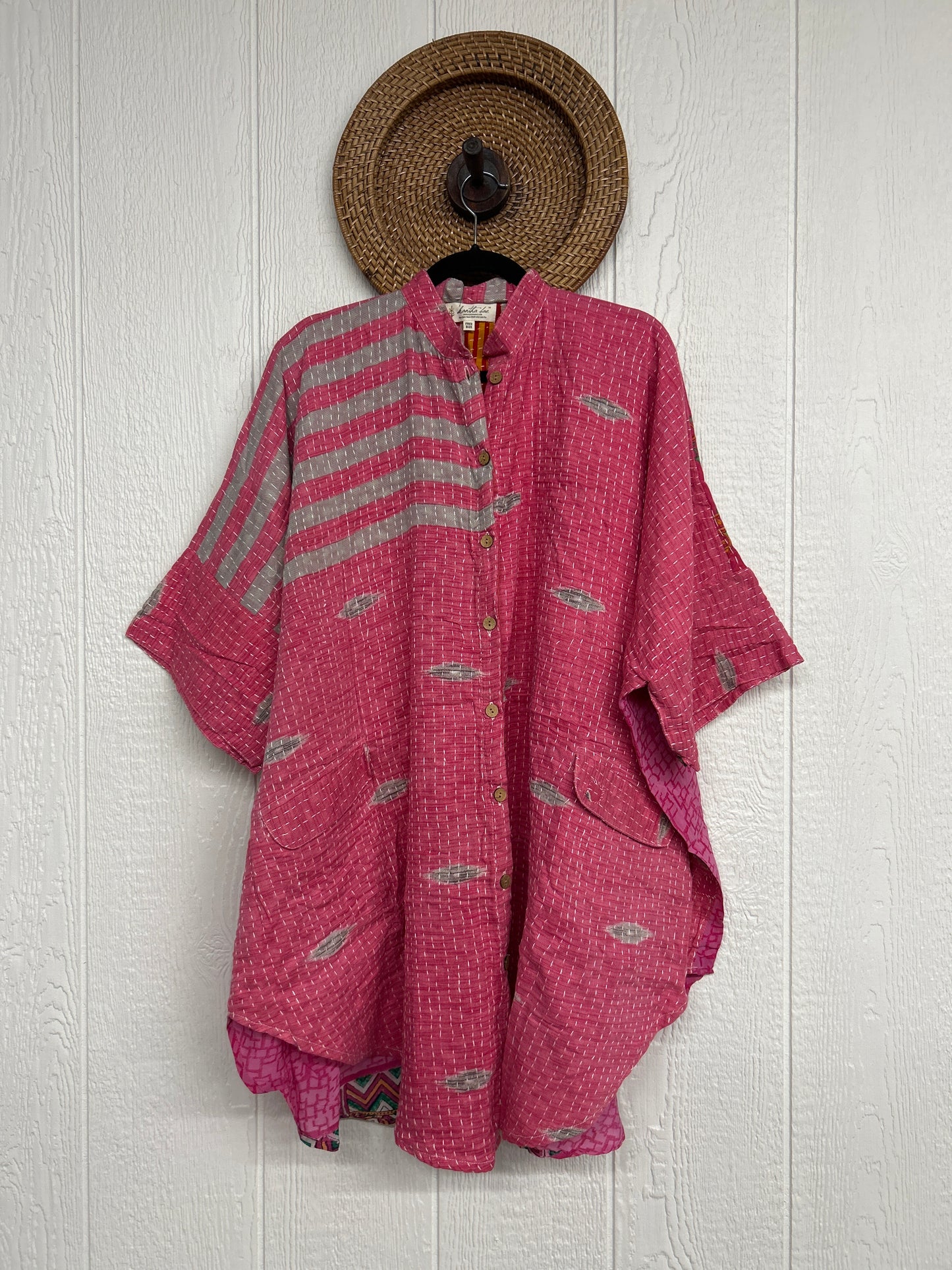 Pareo Kantha Free To Be Button-Down 0426 038