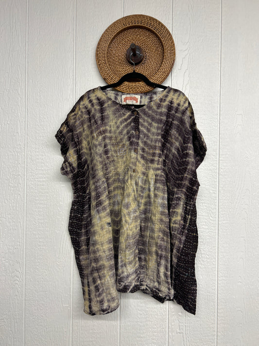 Pareo Kantha Daydreamer Button Down Mini  0526 029
