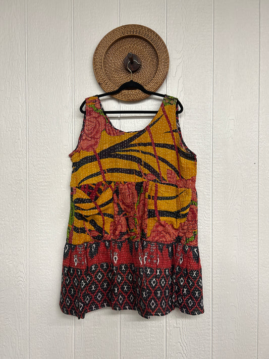 Kantha Meadow Mini Dress 0625 093