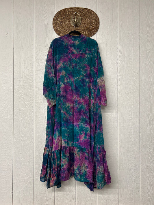 Crepe Sari Dahlia Duster Dress 0326 221