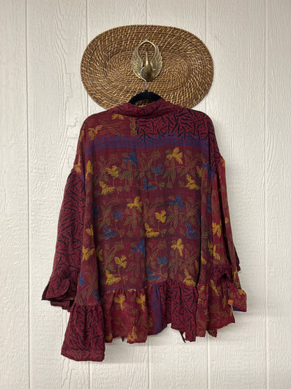 Crepe Sari Wild Rose Top 1225 190