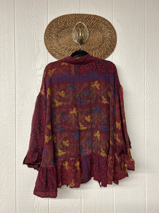 Crepe Sari Wild Rose Top 1225 190