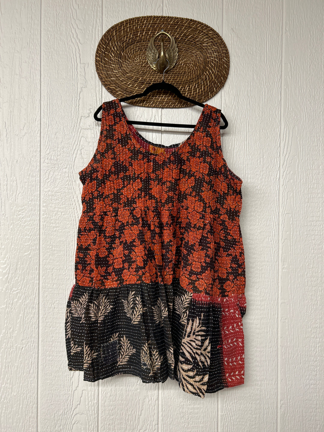 Kantha Meadow Mini Dress 0625 155