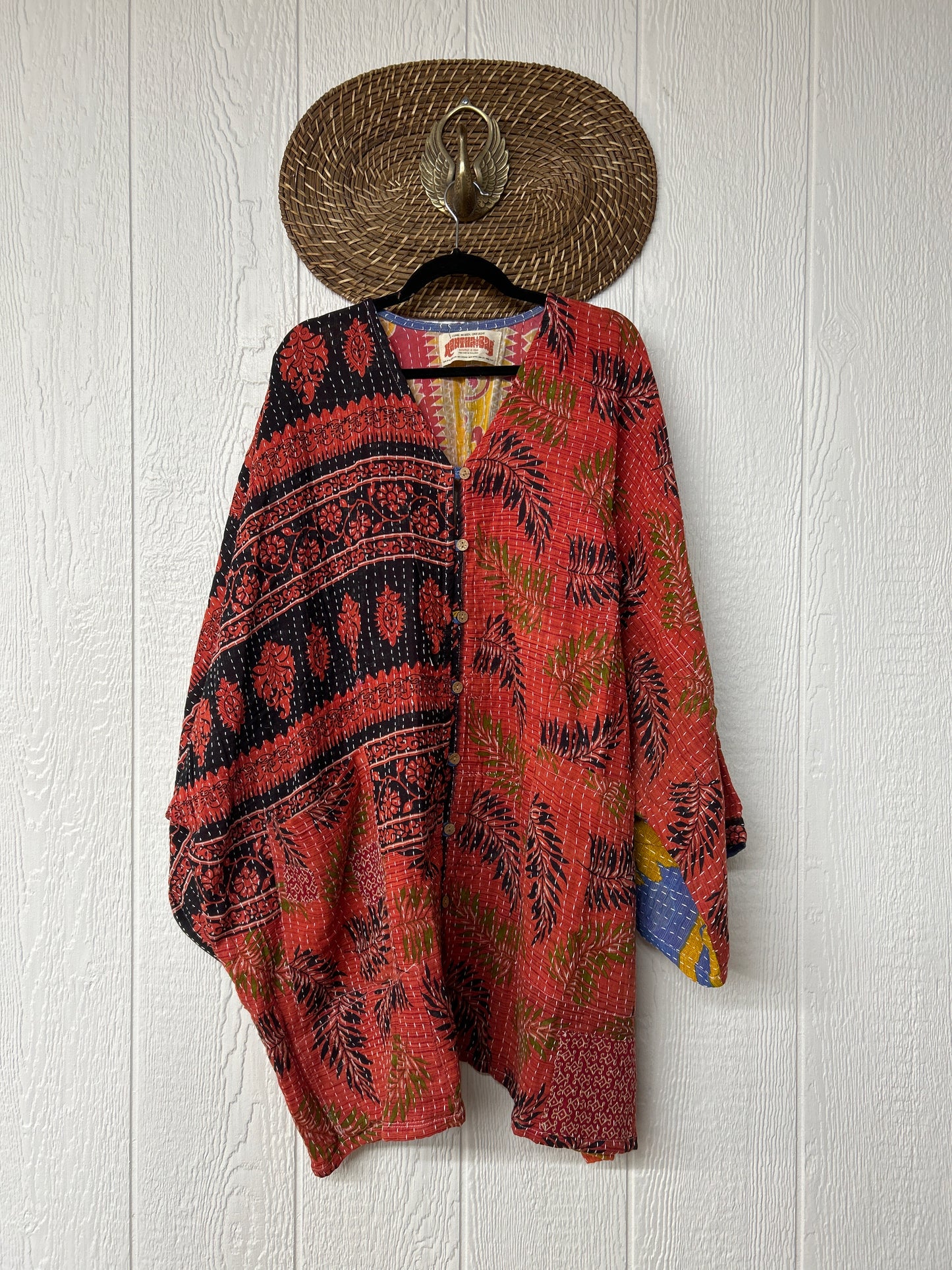 Pareo Kantha Gaia Button-Down Kimono 0126 022