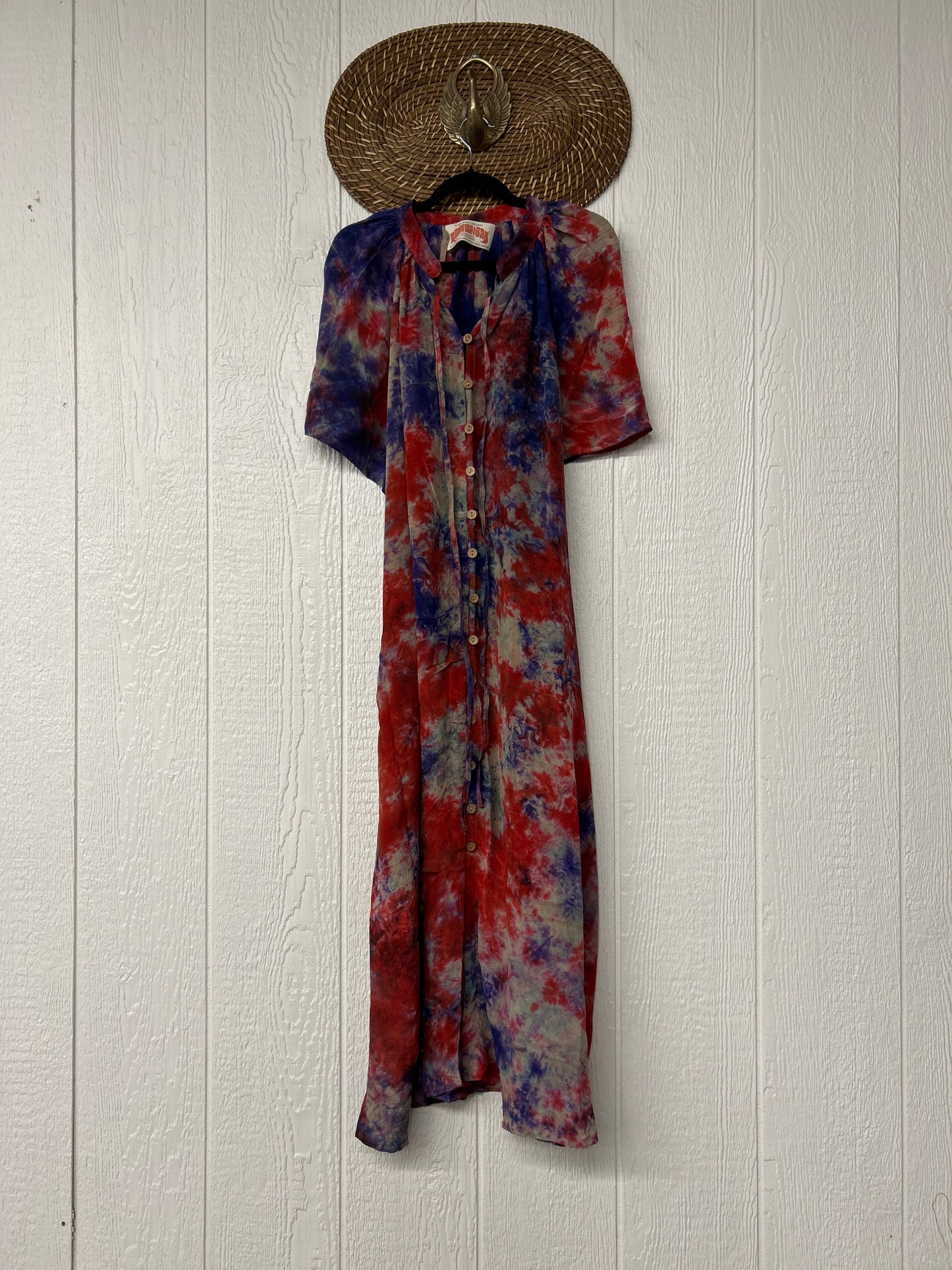 Crepe Sari Summer Woodstock Duster 0626 270