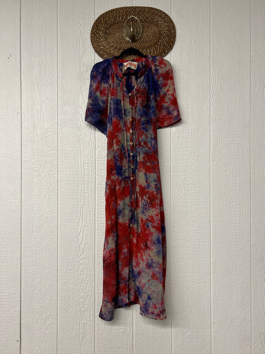 Crepe Sari Summer Woodstock Duster 0626 270