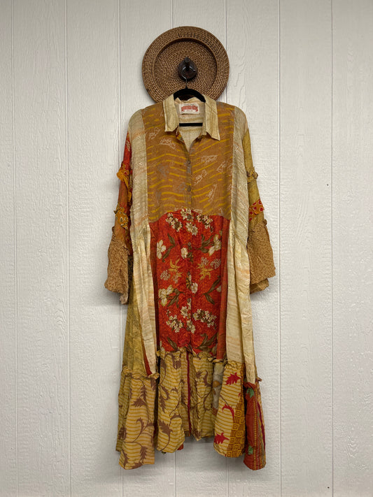 Crepe Sari Rhiannon Duster Dress 0226 255