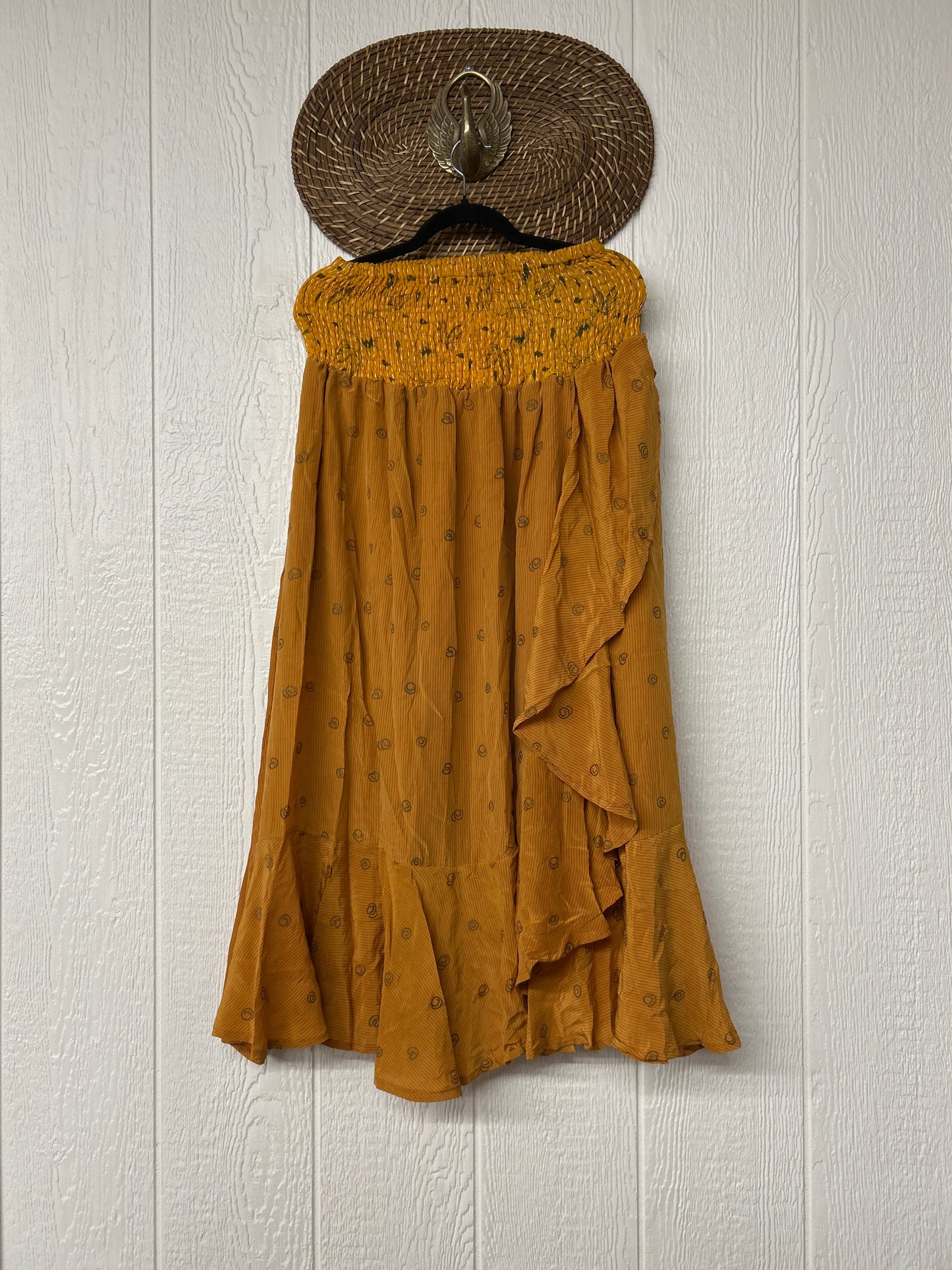 Crepe Sari Inner Peace Wrap Skirt 0626 195