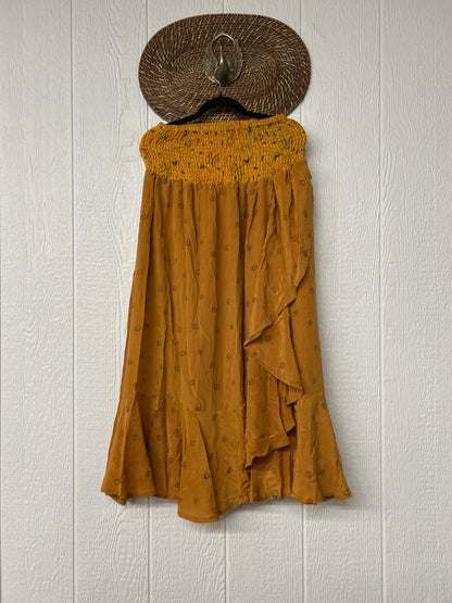Crepe Sari Inner Peace Wrap Skirt 0626 195