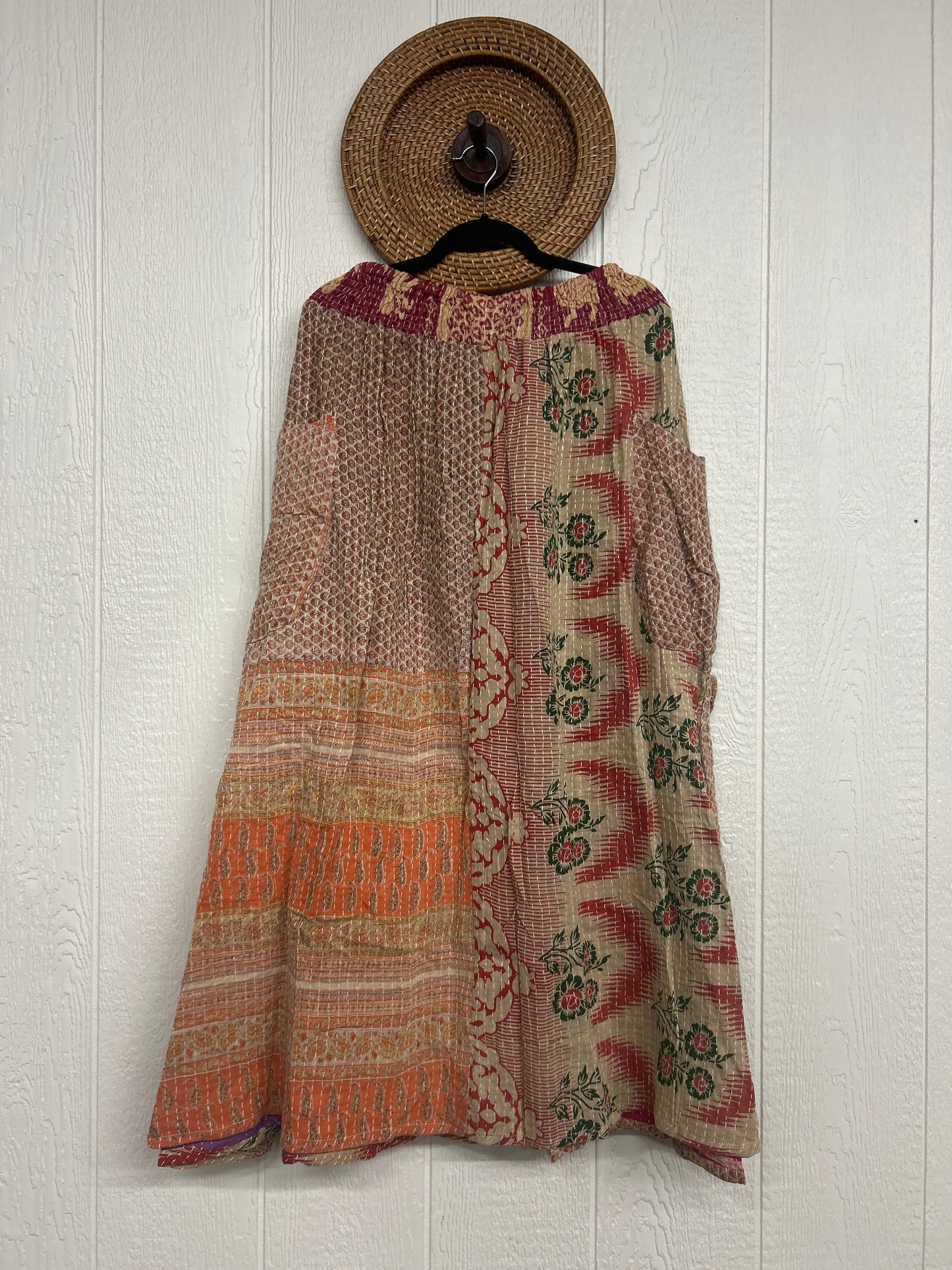 Pareo Kantha Butterfly Cargo Skirt 0426 200