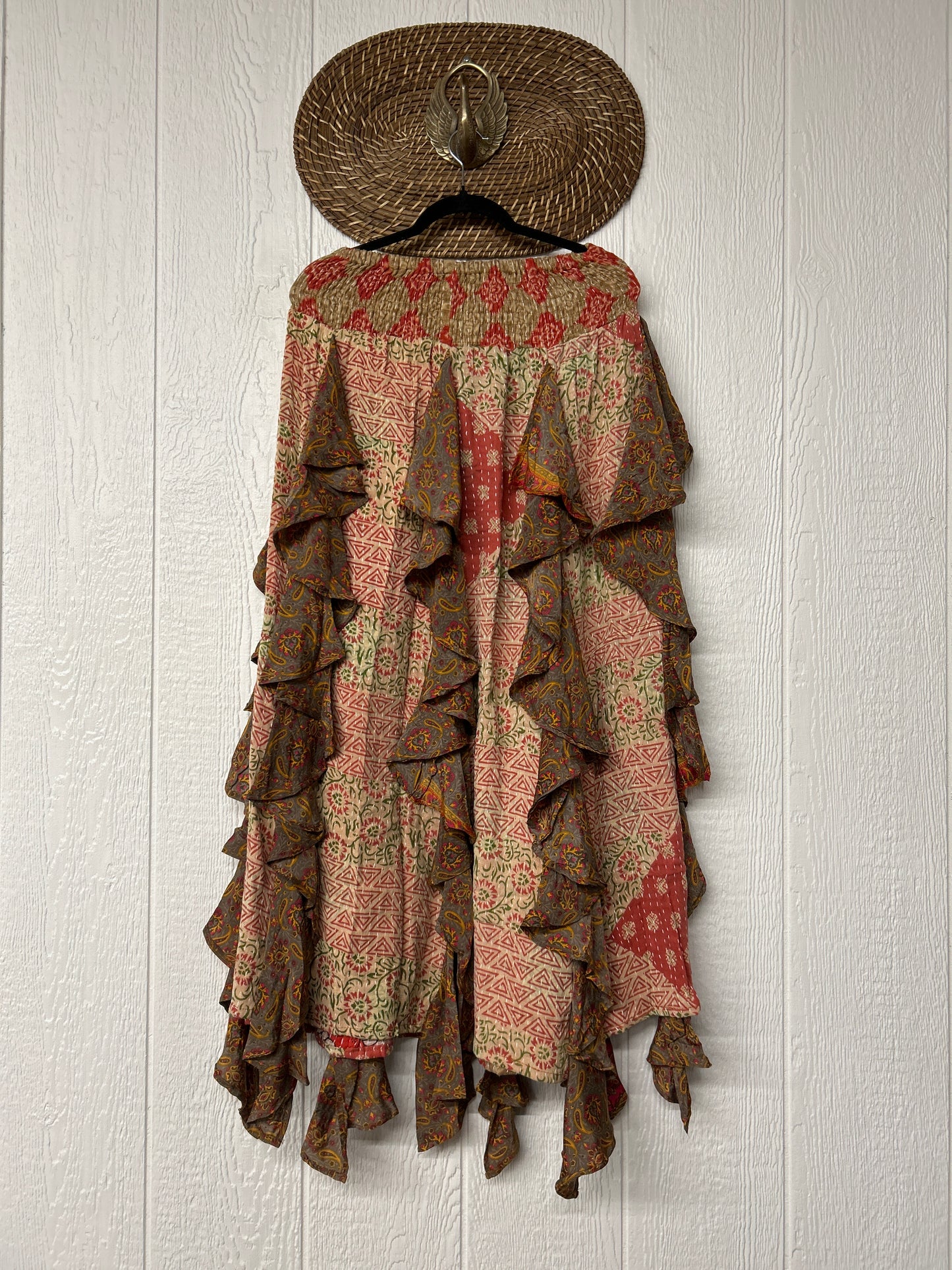 Pareo Kantha Willow Maxi Skirt 0826 126