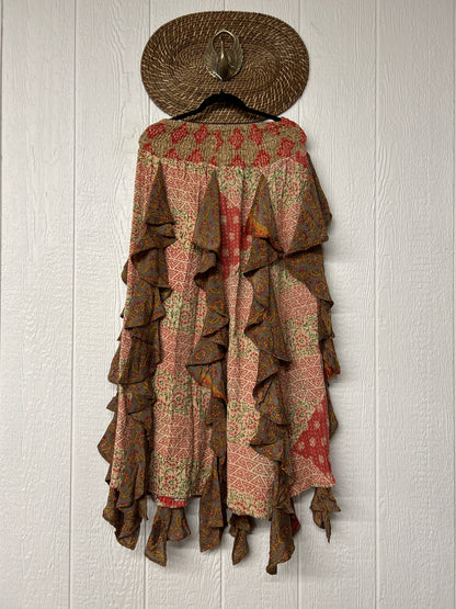 Pareo Kantha Willow Maxi Skirt 0826 126