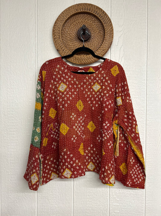 Pareo Kantha Wanderer Pocket Crop Top 0226 202