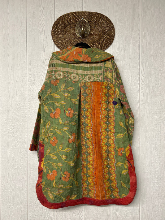 Fine Kantha Drifter Coat 1026 091