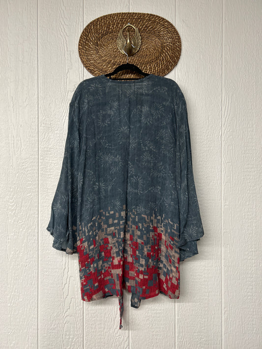 Crepe Sari Shortie Spellbound Kimono 0426 013