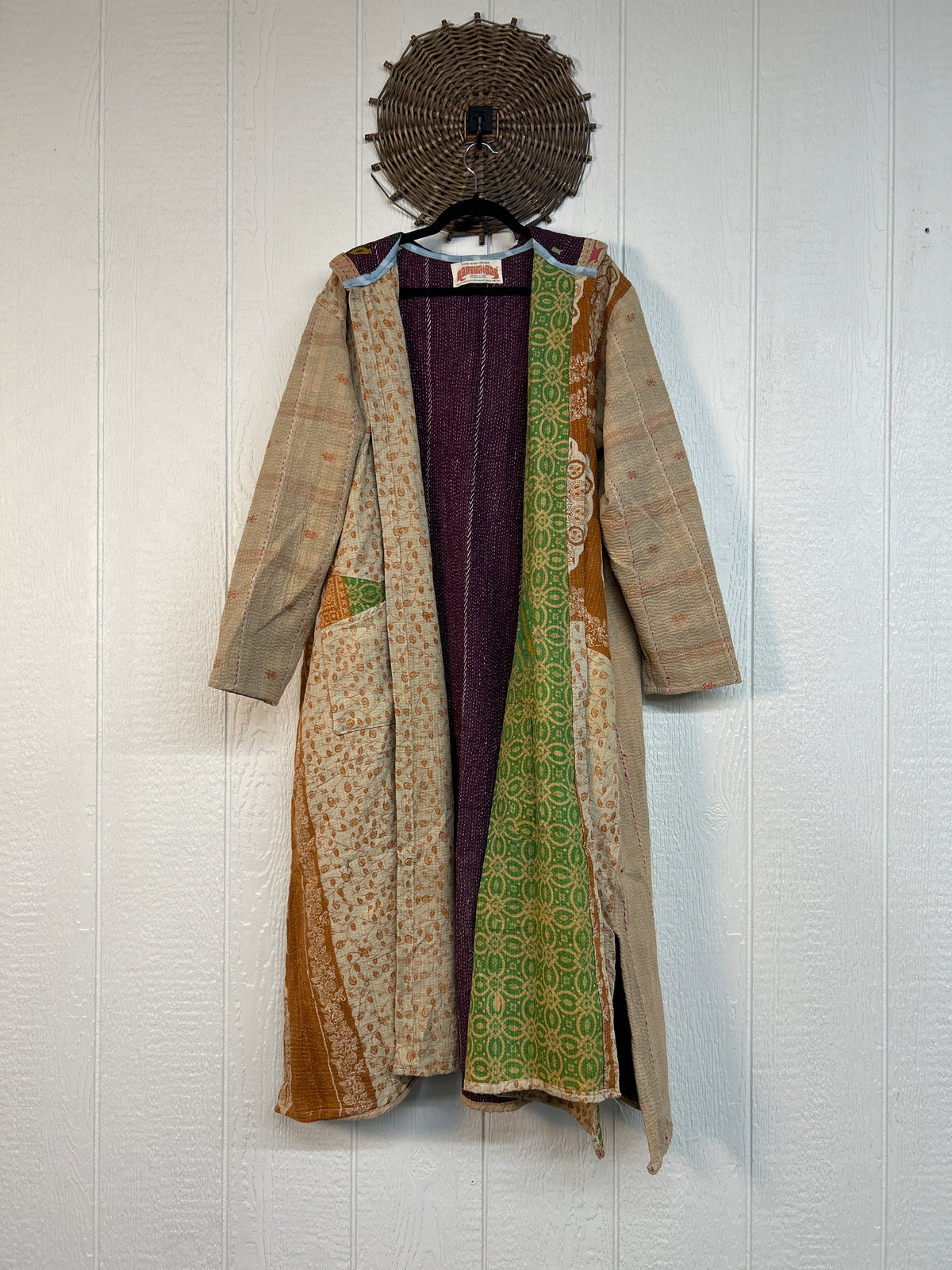 Fine Kantha Rising Sun Coat 1026 077