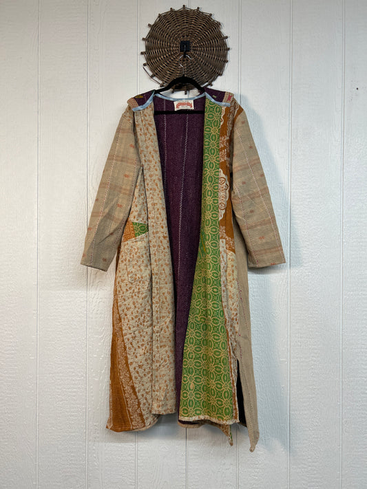 Fine Kantha Rising Sun Coat 1026 077
