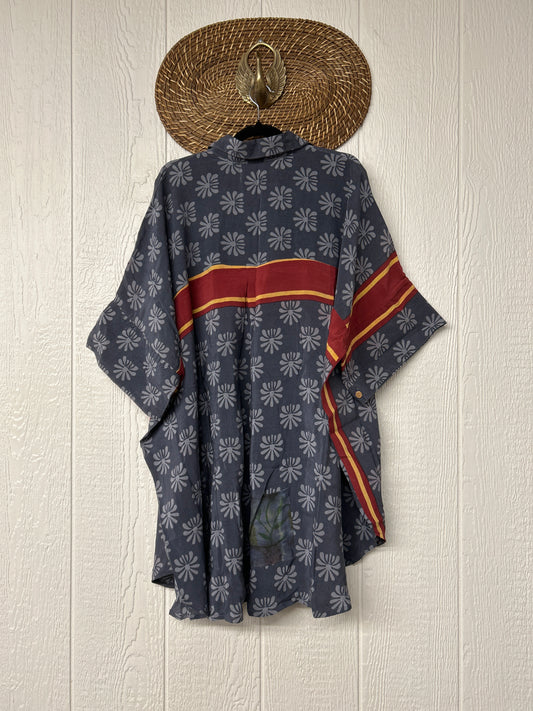 Crepe Sari Free To Be Button Down 0626 137