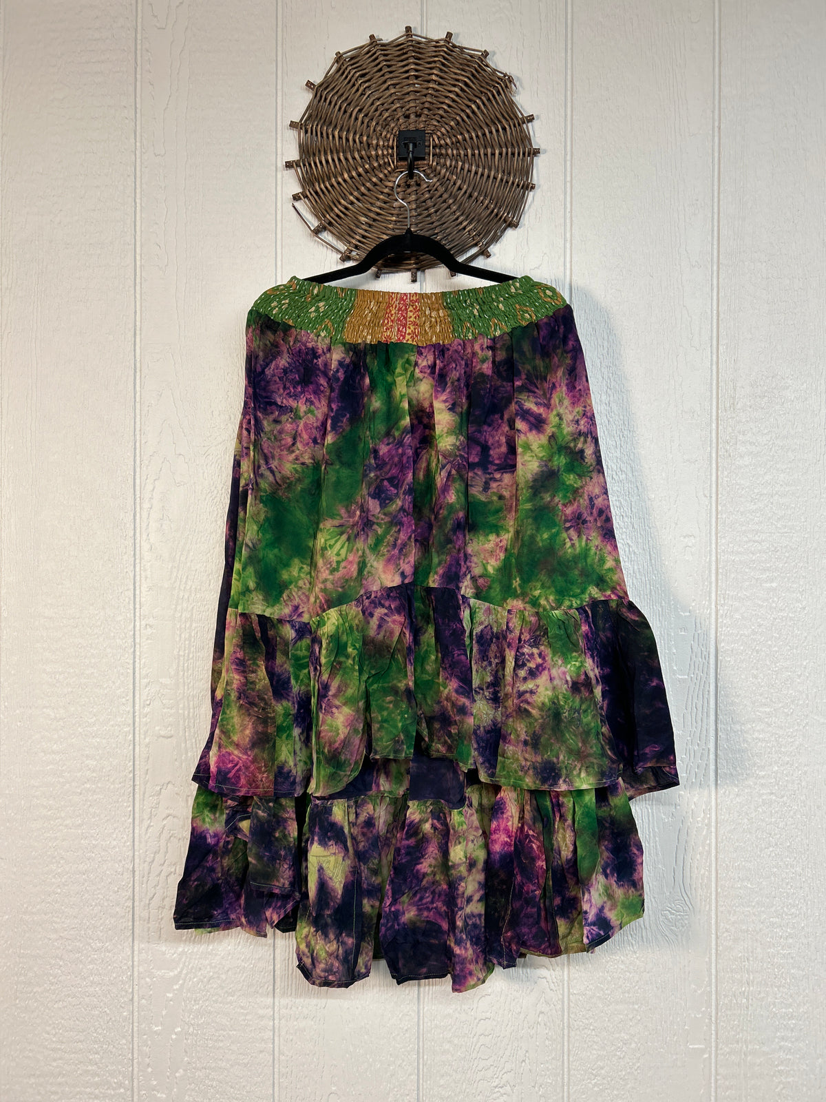 Crepe Sari Dahlia Skirt 1026 182